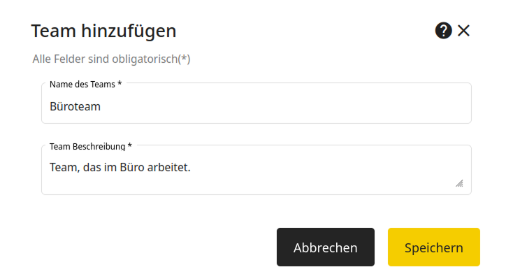 Arbeitsgruppen erstellen